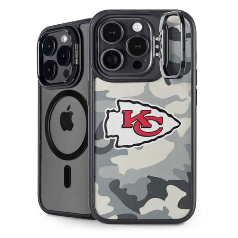 NFL Kansas City Chiefs Camo iPhone 15 Pro Kickstand Case